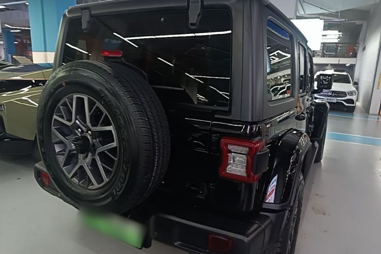 Used Jeep Wrangler New Energy 2021 Four-Door 2.0T 4xe Sahara First Edition Rear Right 45 Deg