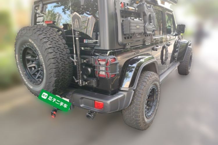 Used Jeep Wrangler New Energy 2021 Four-Door 2.0T 4xe Sahara Rear Right 45 Deg