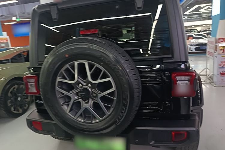 Used Jeep Wrangler New Energy 2021 Four-Door 2.0T 4xe Sahara First Edition Rear