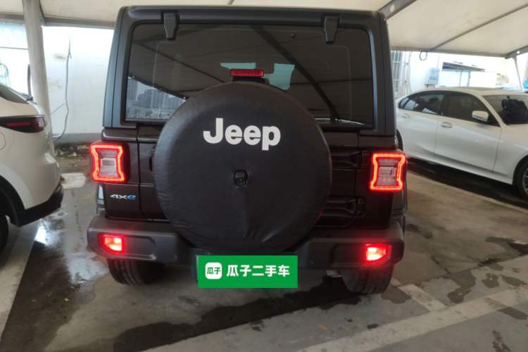 Used Jeep Wrangler New Energy 2021 Four-Door 2.0T 4xe Sahara Rear