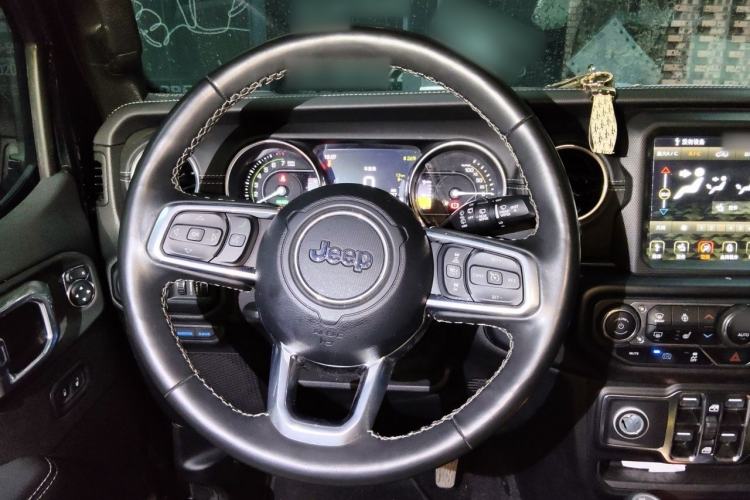 Used Jeep Wrangler New Energy 2021 Four-Door 2.0T 4xe Sahara Steering Wheel