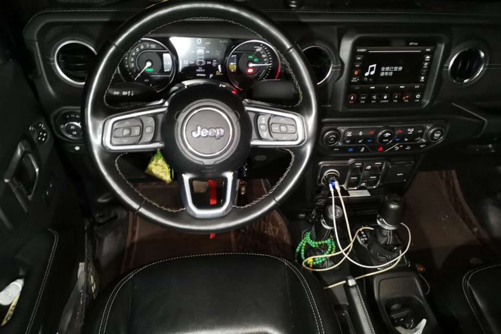 Used Jeep Wrangler New Energy 2021 Four-Door 2.0T 4xe Sahara Steering Wheel