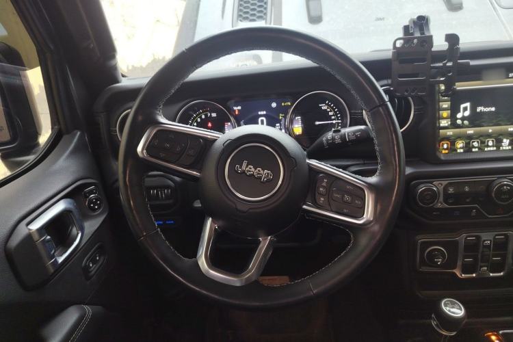 Used Jeep Wrangler New Energy 2021 Four-Door 2.0T 4xe Sahara First Edition Steering Wheel