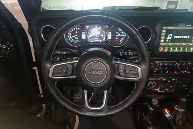 Used Jeep Wrangler New Energy 2021 Four-Door 2.0T 4xe Sahara Steering Wheel