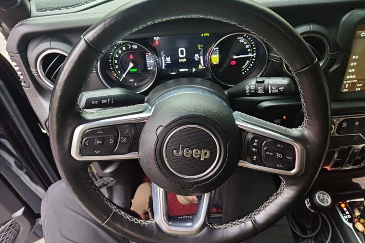 Used Jeep Wrangler New Energy 2021 Four-Door 2.0T 4xe Sahara First Edition Steering Wheel