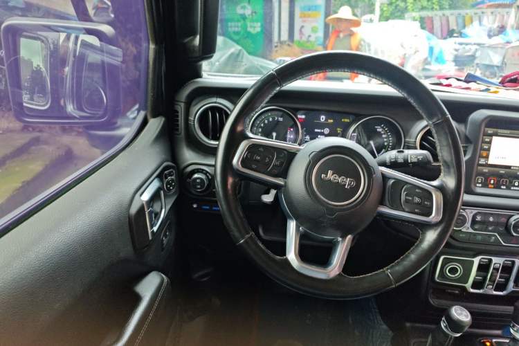 Used Jeep Wrangler New Energy 2021 Four-Door 2.0T 4xe Sahara First Edition Steering Wheel