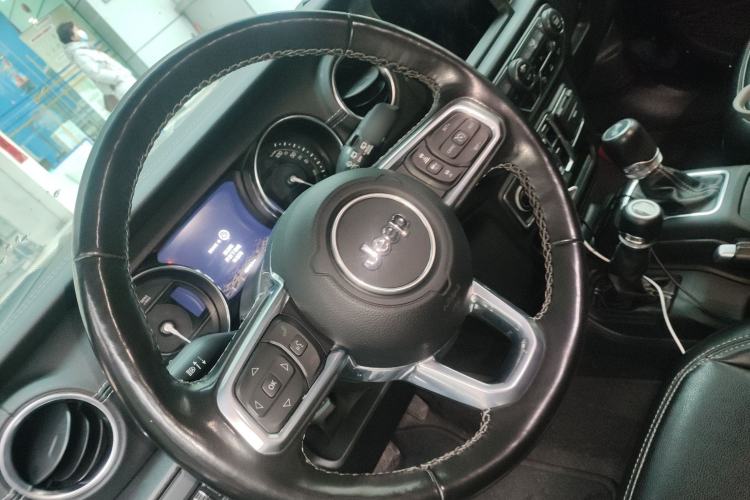 Used Jeep Wrangler New Energy 2021 Four-Door 2.0T 4xe Sahara First Edition Steering Wheel