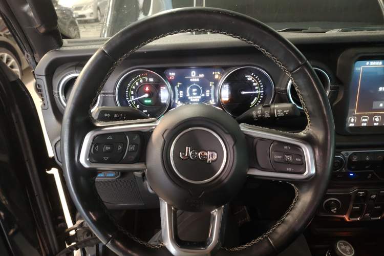 Used Jeep Wrangler New Energy 2021 Four-Door 2.0T 4xe Sahara First Edition Steering Wheel