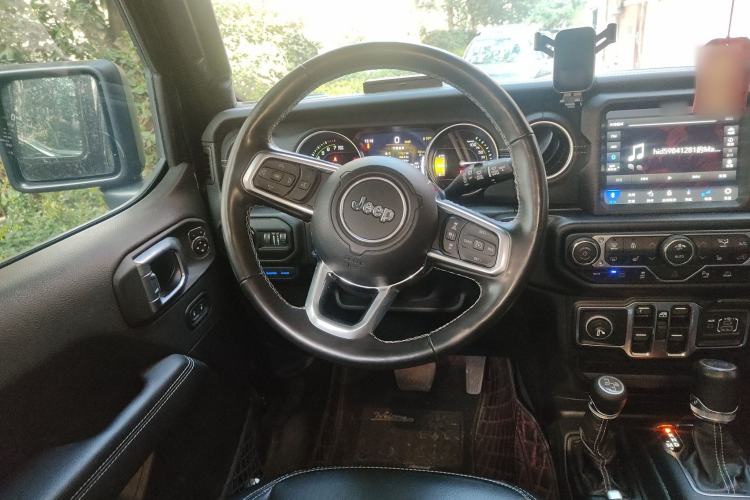 Used Jeep Wrangler New Energy 2021 Four-Door 2.0T 4xe Sahara Steering Wheel