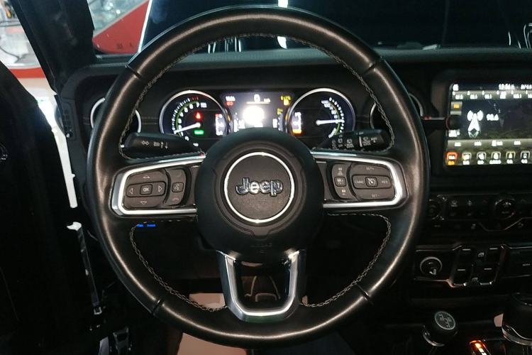 Used Jeep Wrangler New Energy 2021 Four-Door 2.0T 4xe Sahara Steering Wheel