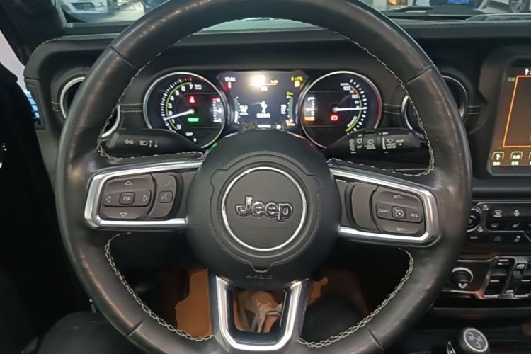 Used Jeep Wrangler New Energy 2021 Four-Door 2.0T 4xe Sahara First Edition Steering Wheel
