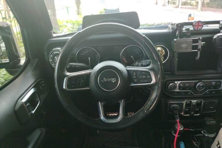 Used Jeep Wrangler New Energy 2021 Four-Door 2.0T 4xe Sahara Steering Wheel