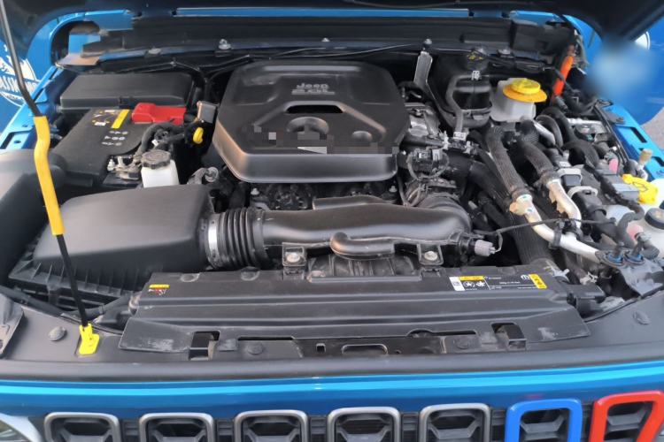 Used Jeep Wrangler New Energy 2021 Four-Door 2.0T 4xe Sahara Engine Bay