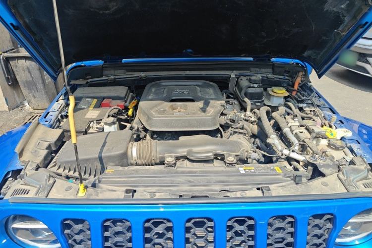 Used Jeep Wrangler New Energy 2021 Four-Door 2.0T 4xe Sahara Engine Bay