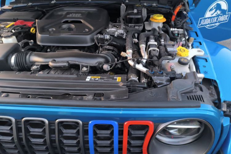 Used Jeep Wrangler New Energy 2021 Four-Door 2.0T 4xe Sahara Engine Bay Left