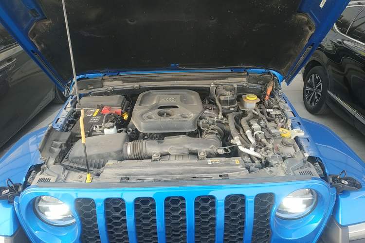 Used Jeep Wrangler New Energy 2021 Four-Door 2.0T 4xe Sahara Engine Bay