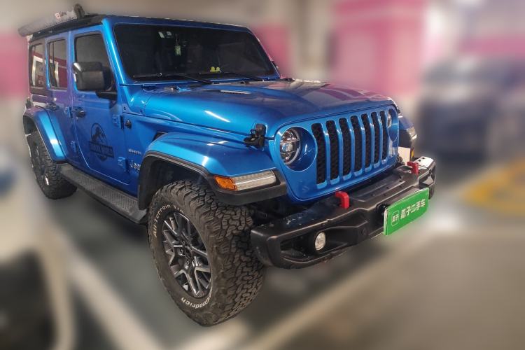 Used Jeep Wrangler New Energy 2021 Four-Door 2.0T 4xe Sahara Front Right 45 Deg
