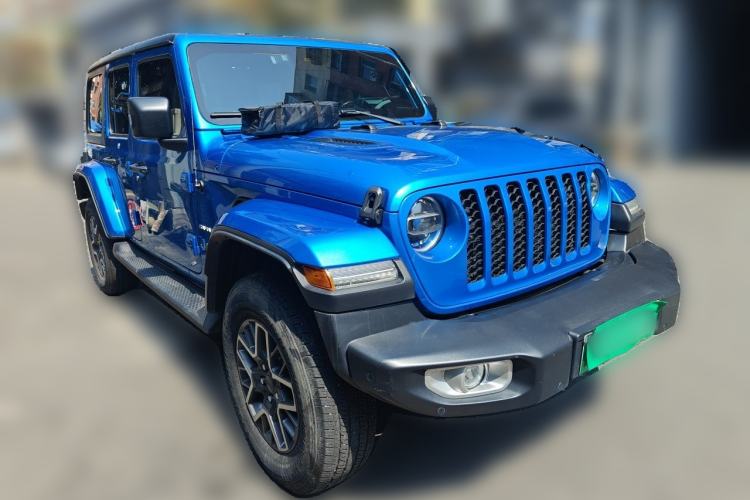 Used Jeep Wrangler New Energy 2021 Four-Door 2.0T 4xe Sahara Front Right 45 Deg
