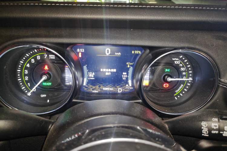 Used Jeep Wrangler New Energy 2021 Four-Door 2.0T 4xe Sahara Instrument Cluster