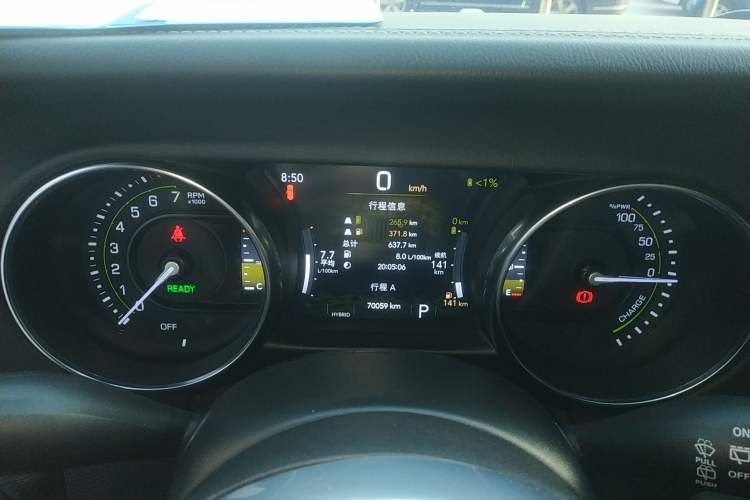 Used Jeep Wrangler New Energy 2021 Four-Door 2.0T 4xe Sahara Instrument Cluster