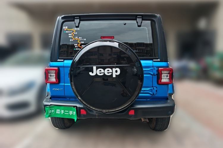 Used Jeep Wrangler New Energy 2021 Four-Door 2.0T 4xe Sahara Rear
