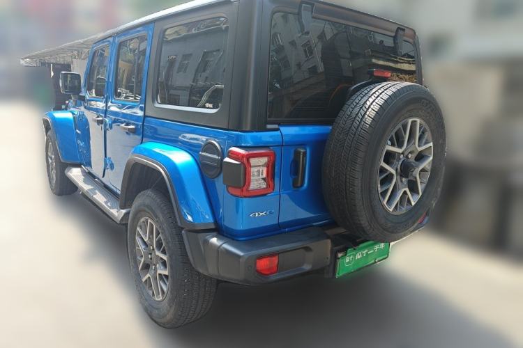 Used Jeep Wrangler New Energy 2021 Four-Door 2.0T 4xe Sahara Rear Left 45 Deg