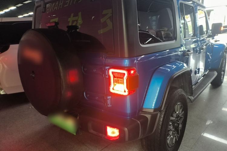 Used Jeep Wrangler New Energy 2021 Four-Door 2.0T 4xe Sahara Rear Right 45 Deg