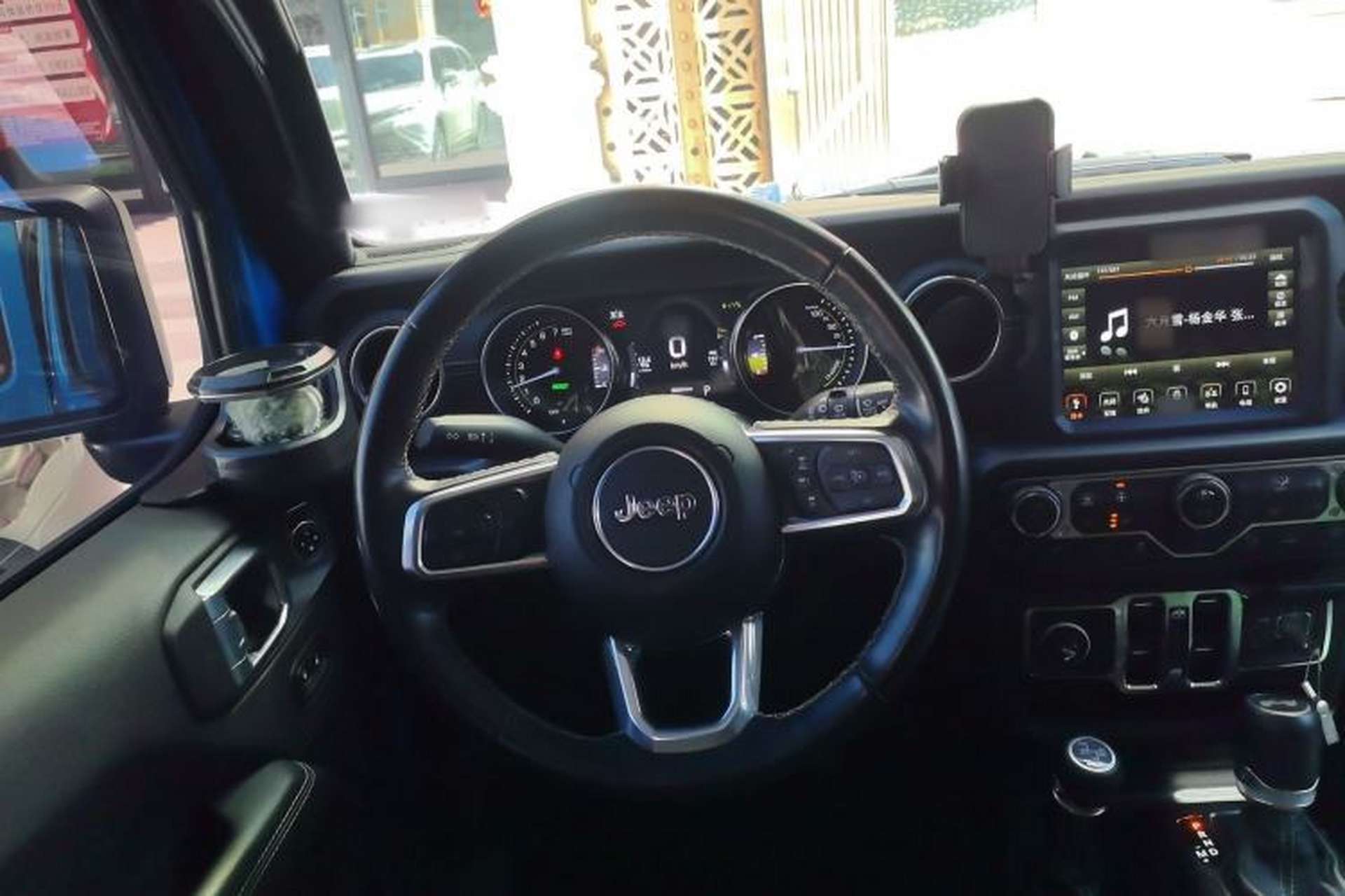 Used Jeep Wrangler New Energy 2021 Four-Door 2.0T 4xe Sahara Steering Wheel