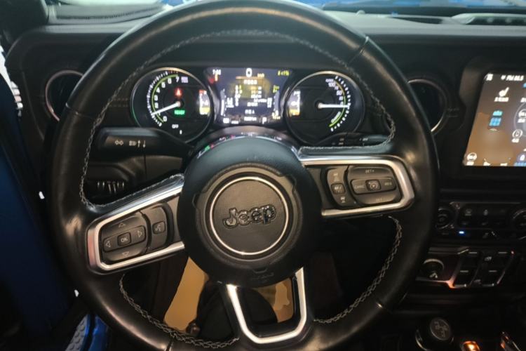 Used Jeep Wrangler New Energy 2021 Four-Door 2.0T 4xe Sahara Steering Wheel