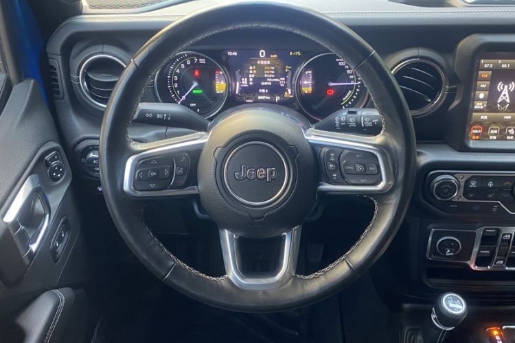 Used Jeep Wrangler New Energy 2021 Four-Door 2.0T 4xe Sahara Steering Wheel