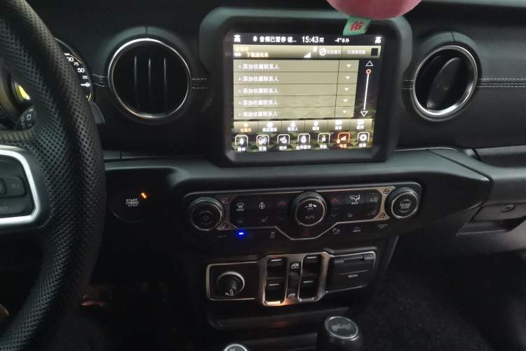 Used Jeep Wrangler New Energy 2021 Four-Door 2.0T 4xe Sahara Audio And AC Panel