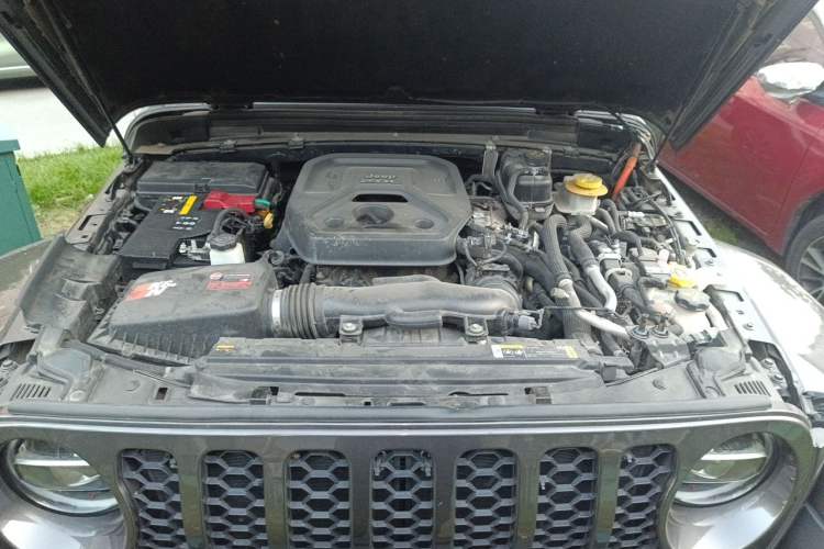 Used Jeep Wrangler New Energy 2021 Four-Door 2.0T 4xe Sahara First Edition Engine Bay