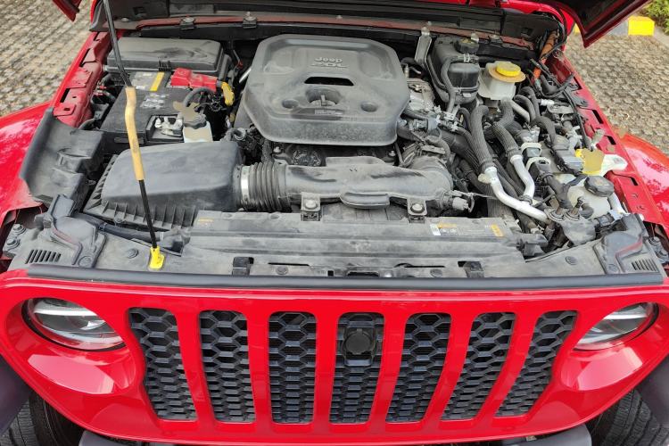 Used Jeep Wrangler New Energy 2021 Four-Door 2.0T 4xe Sahara Engine Bay