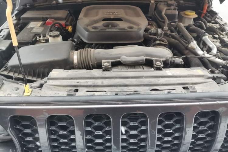 Used Jeep Wrangler New Energy 2021 Four-Door 2.0T 4xe Sahara Engine Bay