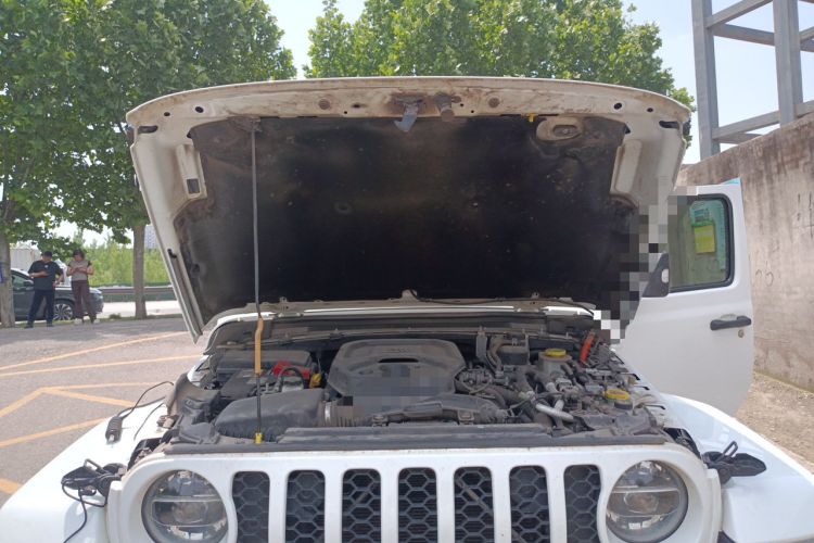 Used Jeep Wrangler New Energy 2021 Four-Door 2.0T 4xe Sahara Engine Bay