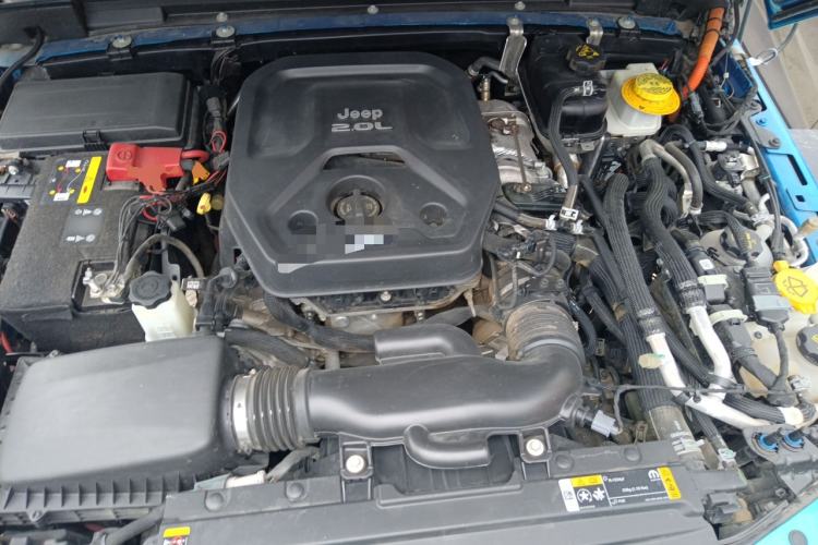 Used Jeep Wrangler New Energy 2021 Four-Door 2.0T 4xe Sahara Engine Bay
