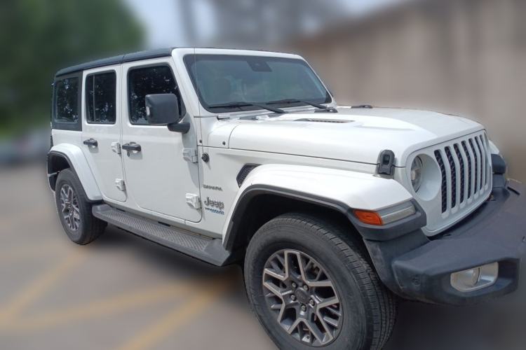 Used Jeep Wrangler New Energy 2021 Four-Door 2.0T 4xe Sahara Front Right 45 Deg