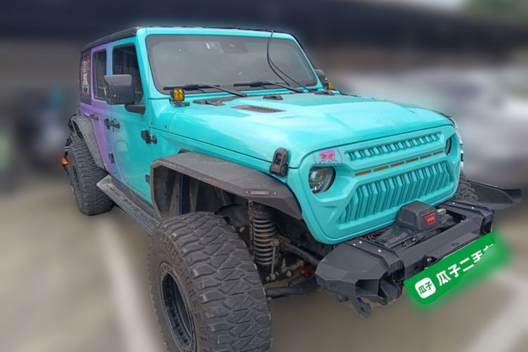 Used Jeep Wrangler New Energy 2021 Four-Door 2.0T 4xe Sahara Front Right 45 Deg