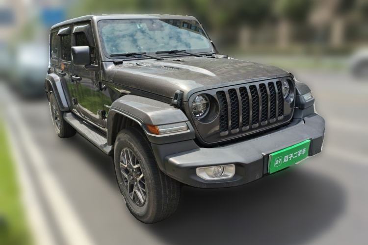 Used Jeep Wrangler New Energy 2021 Four-Door 2.0T 4xe Sahara Front Right 45 Deg