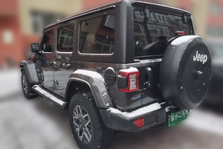 Used Jeep Wrangler New Energy 2021 Four-Door 2.0T 4xe Sahara Rear Left 45 Deg