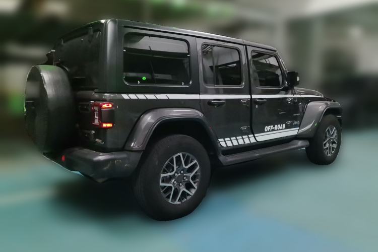 Used Jeep Wrangler New Energy 2021 Four-Door 2.0T 4xe Sahara Rear Right 45 Deg