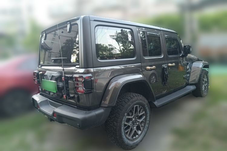 Used Jeep Wrangler New Energy 2021 Four-Door 2.0T 4xe Sahara First Edition Rear Right 45 Deg