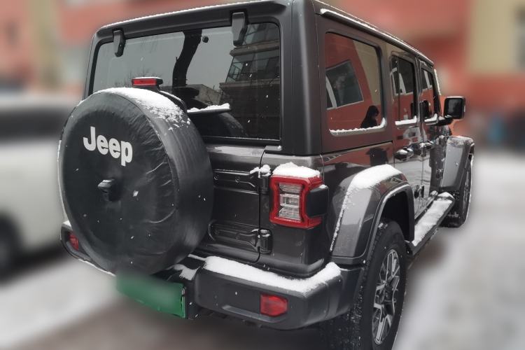 Used Jeep Wrangler New Energy 2021 Four-Door 2.0T 4xe Sahara Rear Right 45 Deg