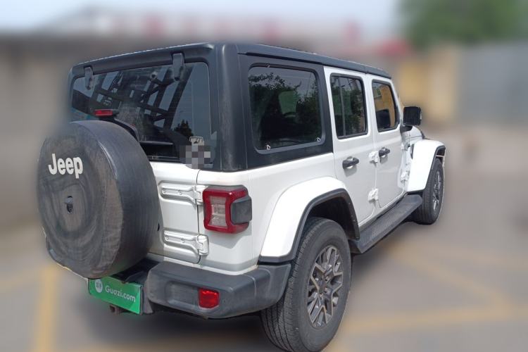 Used Jeep Wrangler New Energy 2021 Four-Door 2.0T 4xe Sahara Rear Right 45 Deg