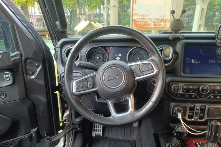 Used Jeep Wrangler New Energy 2021 Four-Door 2.0T 4xe Sahara First Edition Steering Wheel