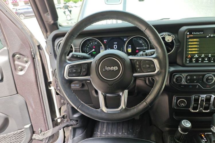 Used Jeep Wrangler New Energy 2021 Four-Door 2.0T 4xe Sahara Steering Wheel