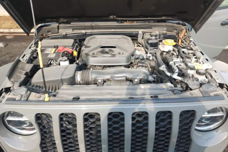 Used Jeep Wrangler New Energy 2021 Four-Door 2.0T 4xe Sahara Engine Bay