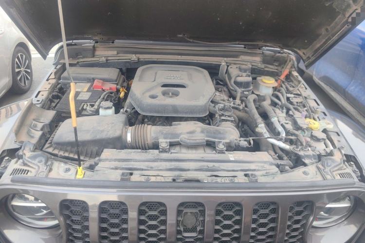 Used Jeep Wrangler New Energy 2021 Four-Door 2.0T 4xe Sahara Engine Bay