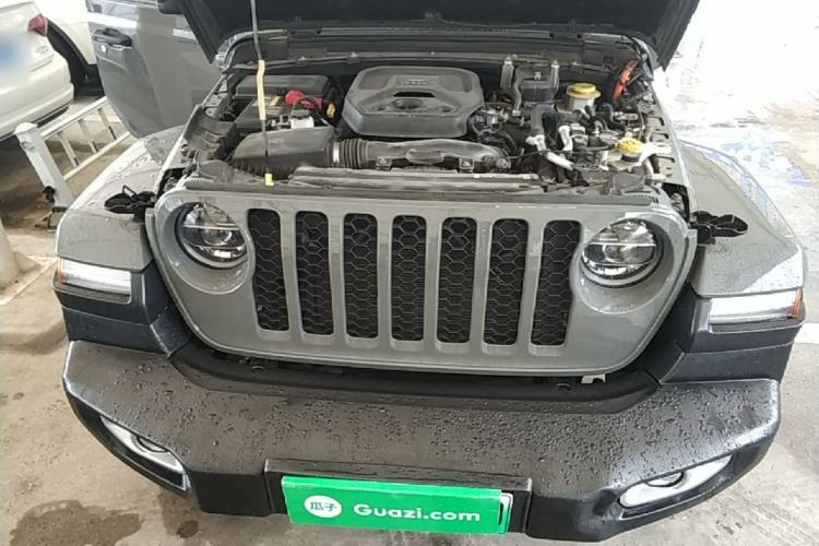 Used Jeep Wrangler New Energy 2021 Four-Door 2.0T 4xe Sahara Engine Bay