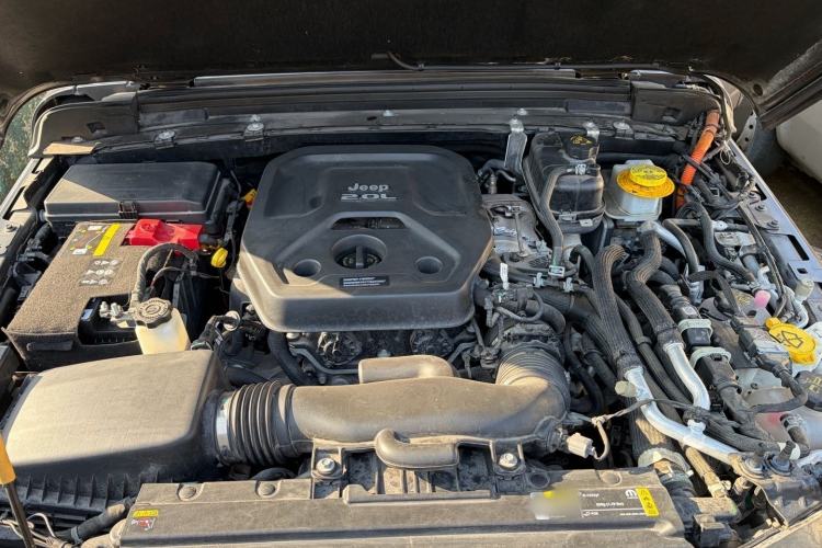 Used Jeep Wrangler New Energy 2021 Four-Door 2.0T 4xe Sahara Engine Bay